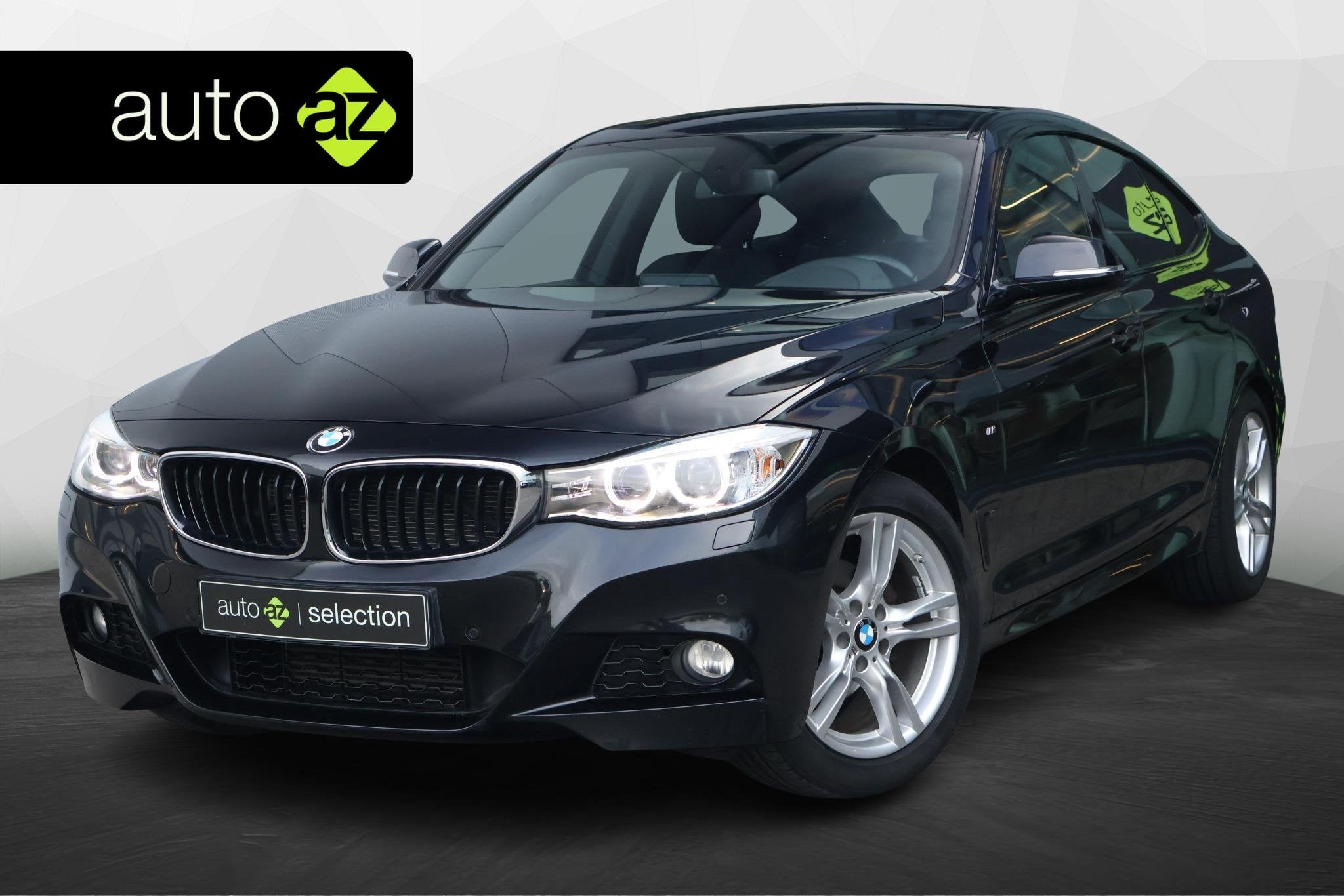 BMW 3-serie Gran Turismo 320i M-Sport / Stoelverwarming, Gebruikt, 4 cilinders, Zwart, Bedrijf