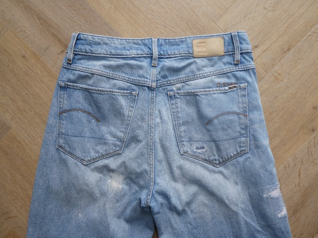 Gstar 3301 High Straight 90's Ankle wmn spijkerbroek 28-34, Blauw, Ophalen of Verzenden, Zo goed als nieuw, W28 - W29 (confectie 36)