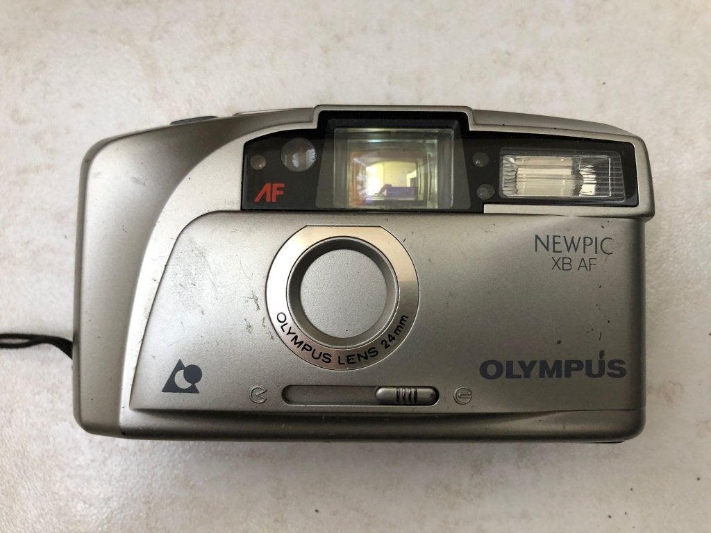 OLYMPUS Newpic XB AF (APS Film) Analoog, Audio, Tv en Foto, Fotocamera's Analoog, Ophalen, Zo goed als nieuw, Compact, Overige Merken