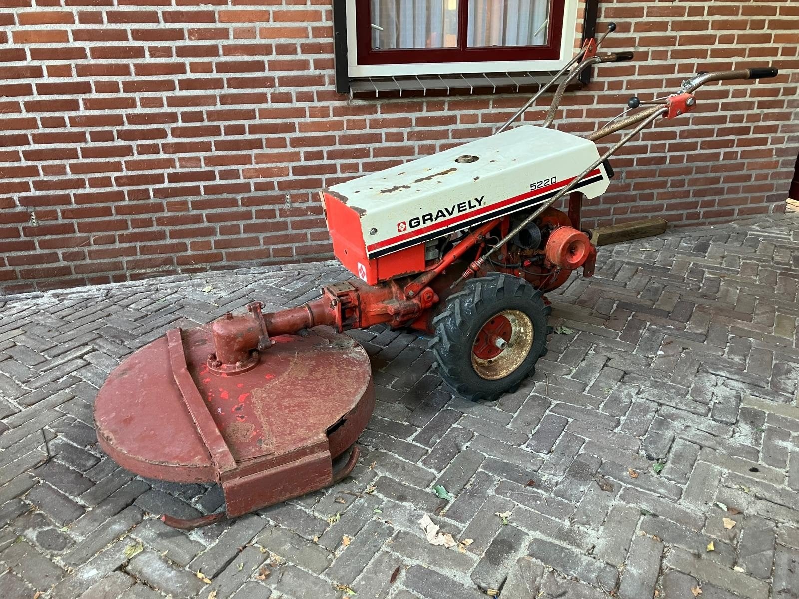 Te koop gravely 5220 ruwterreinmaaier hooggrasmaaier, Ophalen, Gebruikt, 50 cm of meer