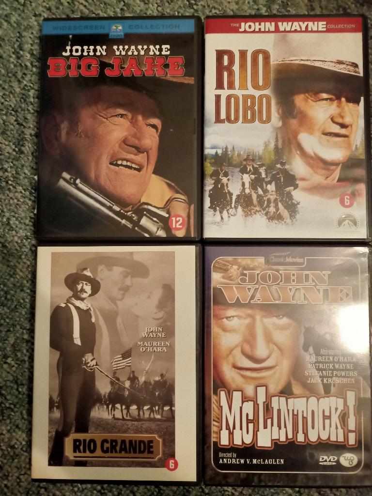 John Wayne cowboy western schietfilms vanaf..., Cd's en Dvd's, Dvd's | Klassiekers, 1960 tot 1980, Alle leeftijden, Ophalen of Verzenden