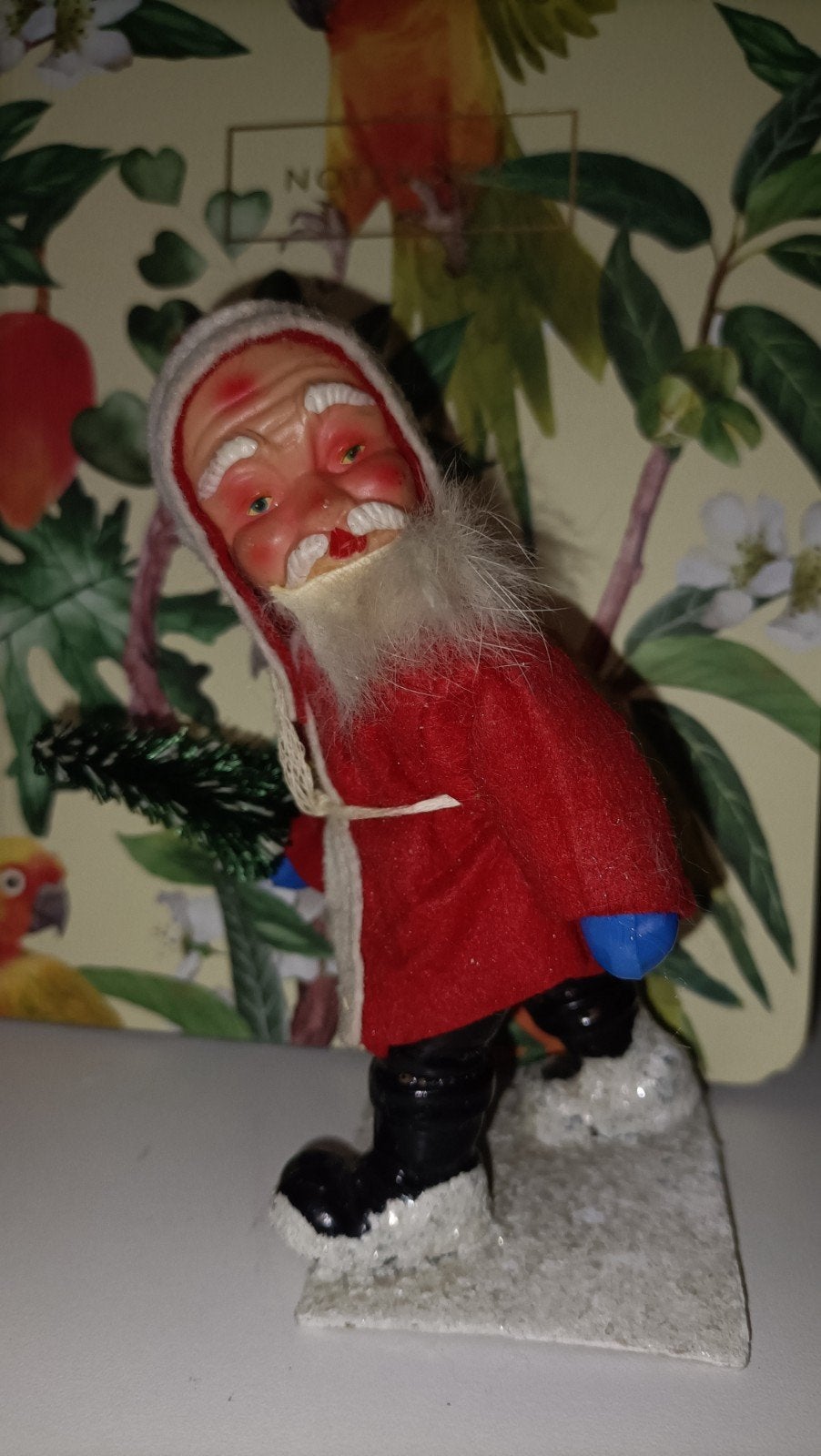 Kerstman kerst vintage oud, Ophalen of Verzenden