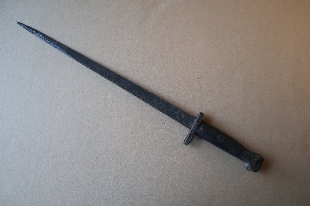Hembrug bajonet met kleine letters, Ophalen of Verzenden, Landmacht, Nederland, Mes of Dolk
