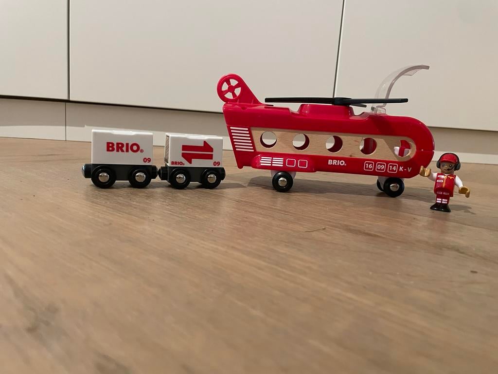 Brio vrachttransport helicopter  33886, Ophalen of Verzenden, Zo goed als nieuw