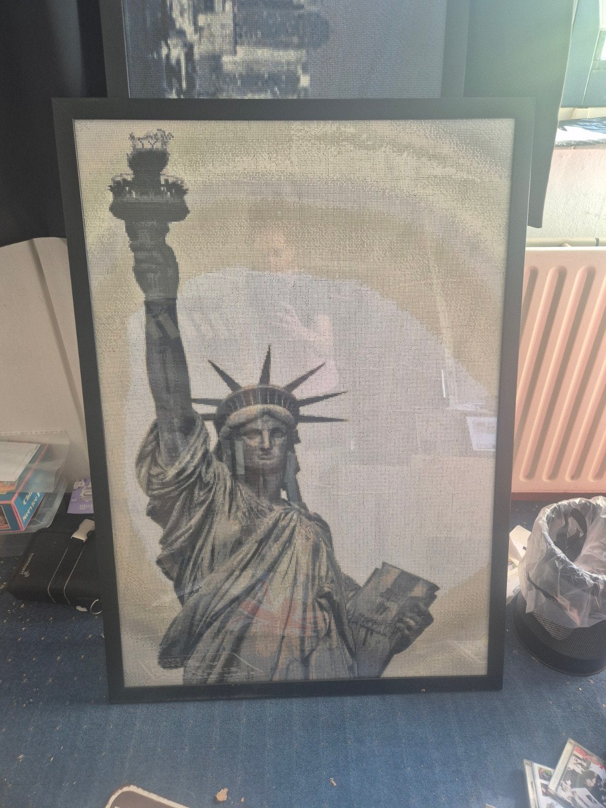 Ingelijste print Vrijheidsbeeld - Diamond painting, Ophalen of Verzenden