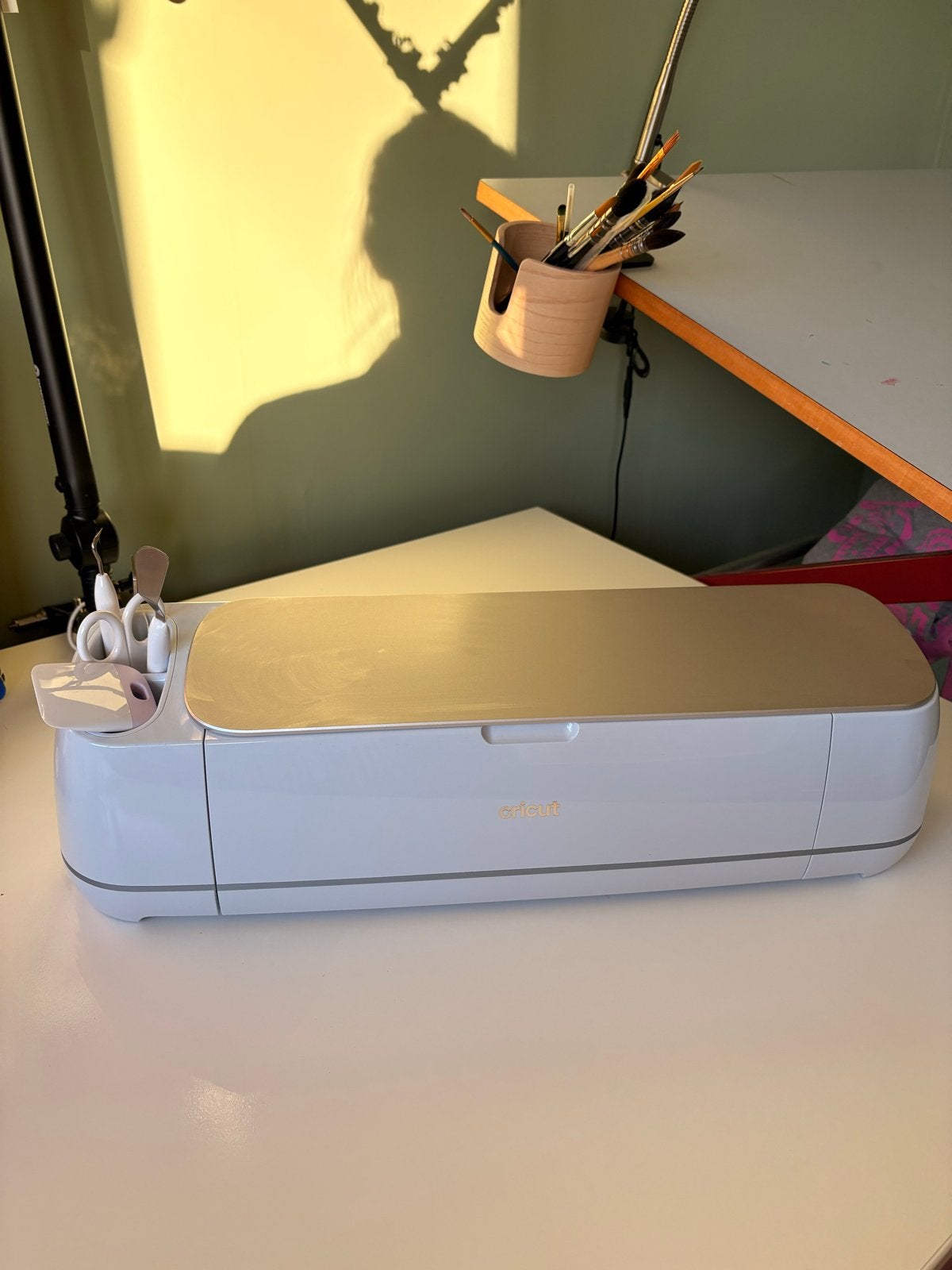 Cricut Maker 3 Snijmachine met Starterspakket, Ophalen of Verzenden, Zo goed als nieuw, Kunststof, Machine