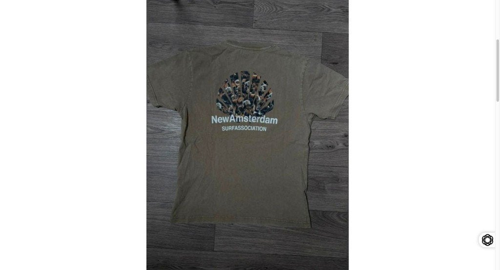 New Amsterdam Surf Association Shirt Beige S, Kleding | Heren, T-shirts, Verzenden, Zo goed als nieuw, Maat 46 (S) of kleiner
