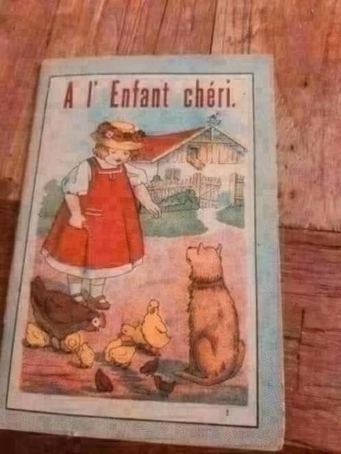 Vintage kinderboek "A l'Enfant chéri" - Frans, Ophalen of Verzenden, Gelezen, Onbekend, Fictie algemeen