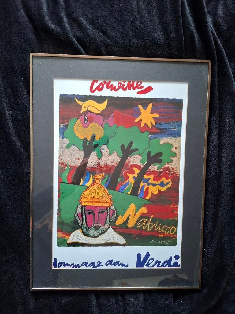 Corneille poster in lijst, Ophalen