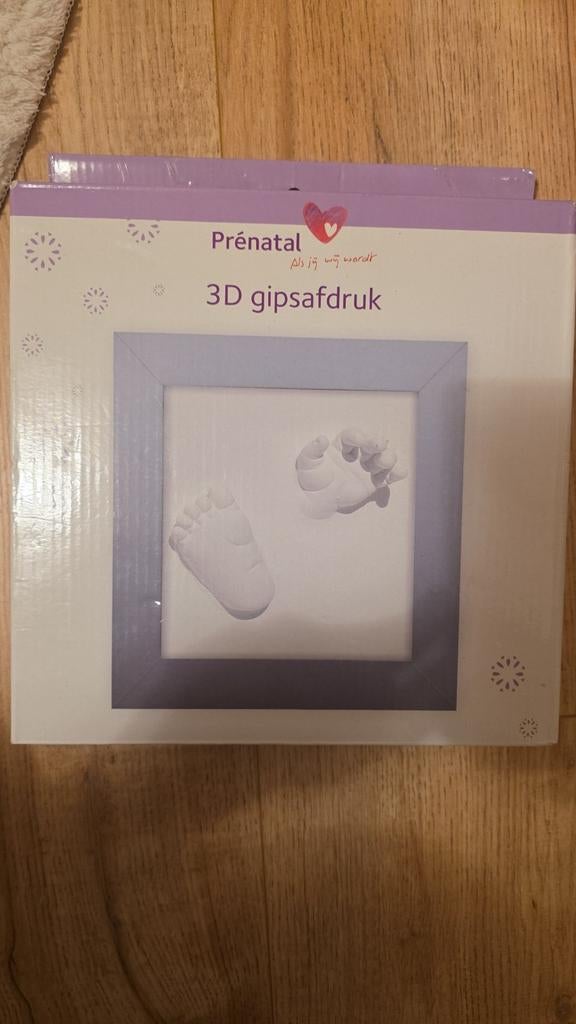 Prénatal 3D gipsafdruk set voor baby handje/voetje, Ophalen of Verzenden, Nieuw, Kraamcadeau