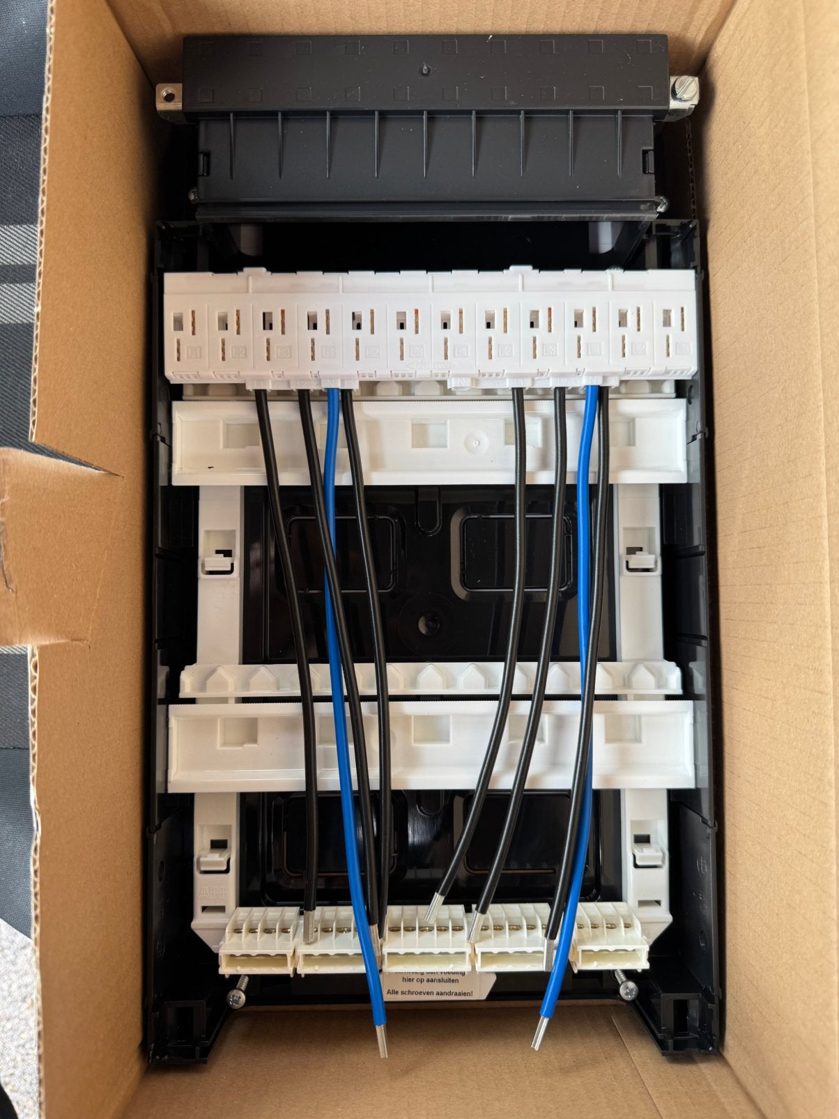 ABB groepenkast HLD33 met busboard voor 2 aardlek 4P NiEUW!, Ophalen of Verzenden, Nieuw, ABB, Groepenkast