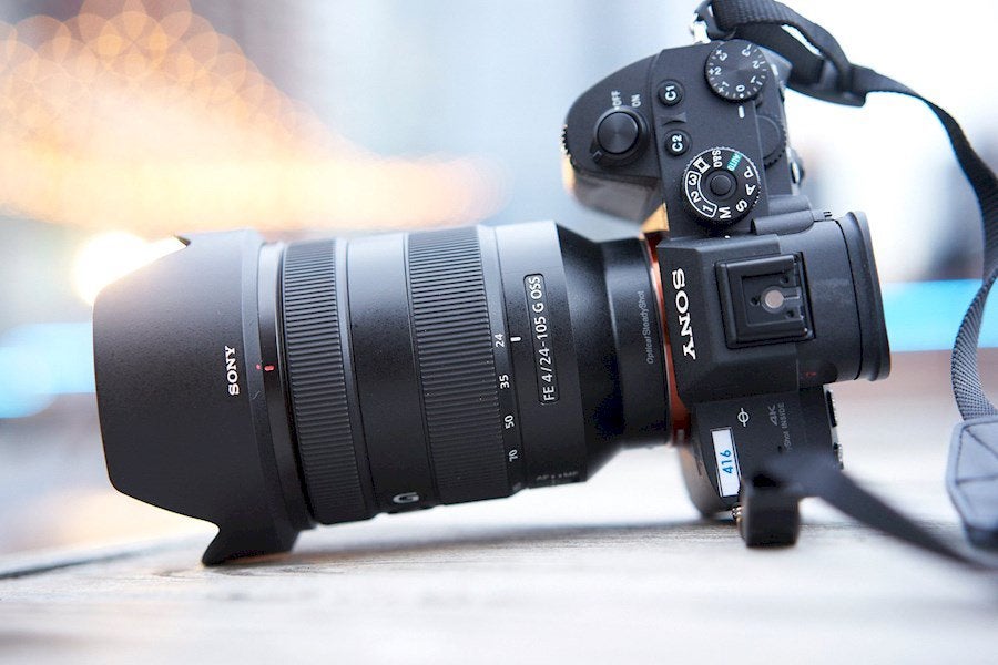 Sony FE 24-105mm f/4.0G OSS objectief, Ophalen of Verzenden, Zo goed als nieuw, Minder dan 80 mm, Lenzentelescoop (refractor)