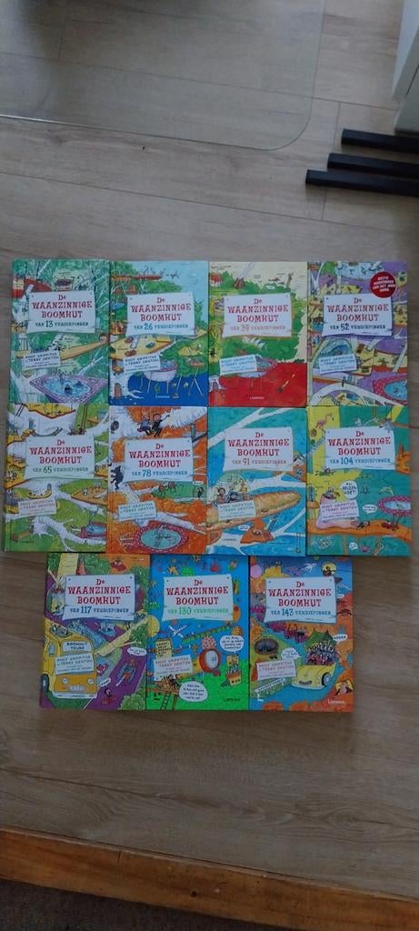 11 boeken de waanzinnige boomhut, Ophalen, Zo goed als nieuw, Andy Griffiths en Terry Denton