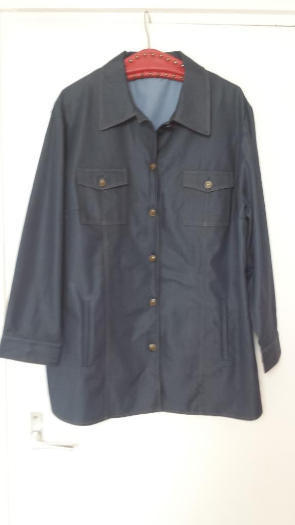 Dames blousejasje Merk FRANKENWALDER, Maat 46/48 (XL) of groter, Jasje, Verzenden, Blauw