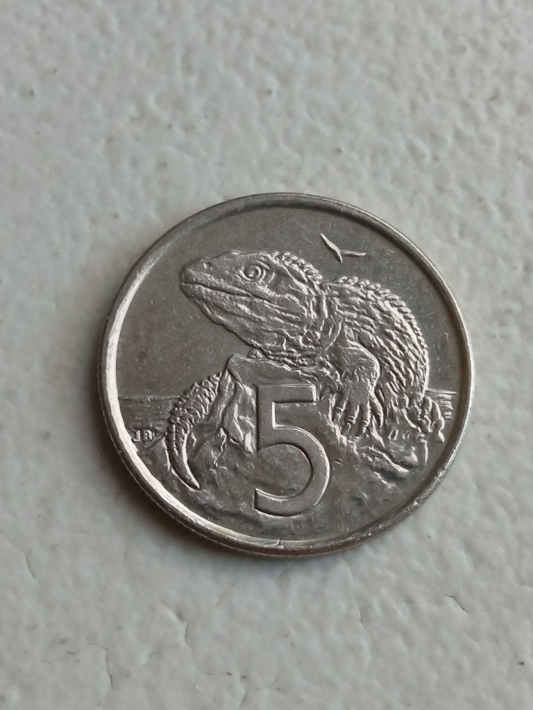 Nieuw Zeeland 5 cent 2002., Ophalen of Verzenden, Losse munt