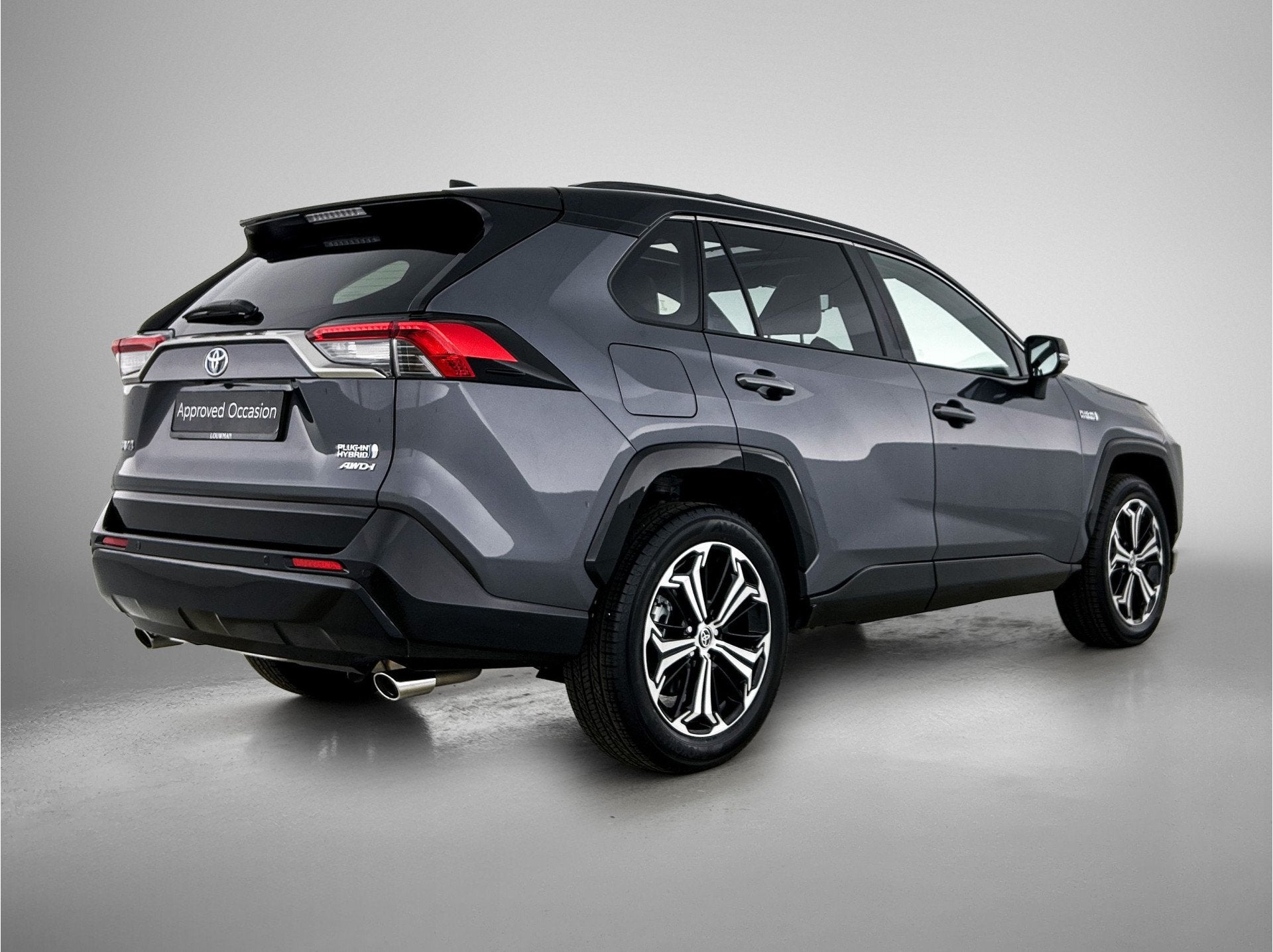 Toyota RAV4 2.5 Plug-in Hybrid AWD Bi-Tone Plus | Schuif/Kan, Automaat, Zwart, 4 cilinders, Leder