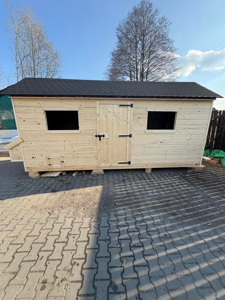 Kippenhok van 4,3 x 2 meter , erg groot!!, Ophalen, Kippenhok of Kippenren
