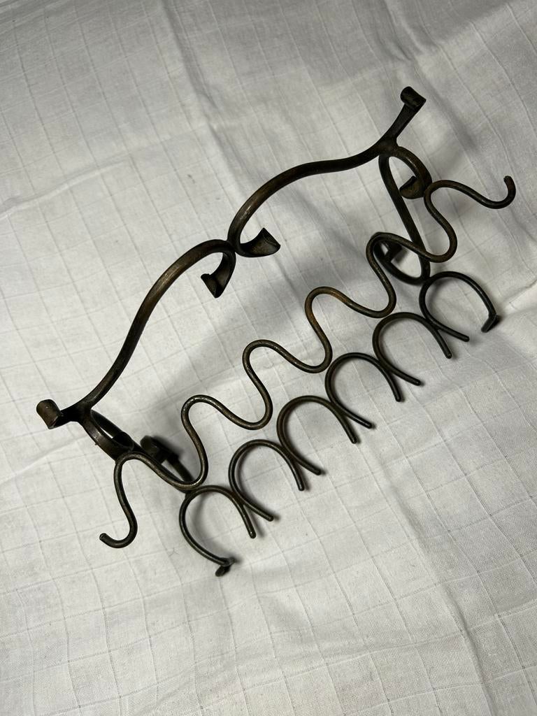 Metalen pijpenhouder voor 6 pijpen, Overige typen, Ophalen of Verzenden, Zo goed als nieuw, X