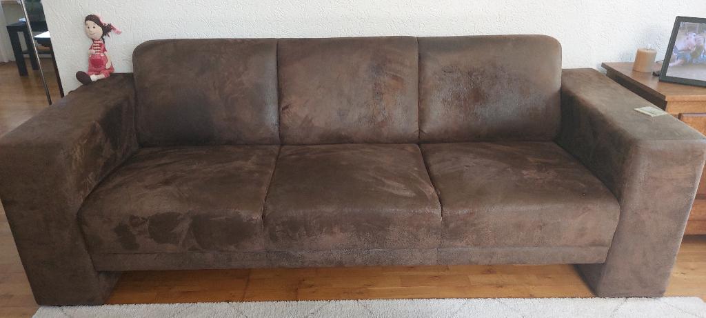 3-zitsbank, Ophalen, Gebruikt, Driepersoons, 75 tot 100 cm