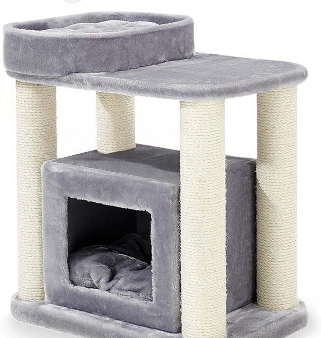 Nieuwe Petrebels Villa 64 krabpaal – crème, Dieren en Toebehoren, Katten-accessoires, Ophalen, Nieuw