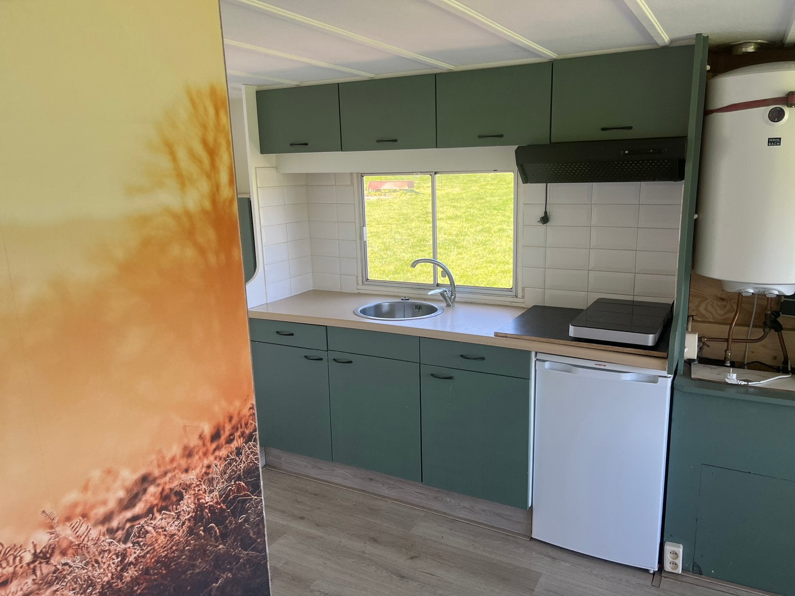 Stacarvan woonunit tijdelijke woning, Ophalen, Zo goed als nieuw