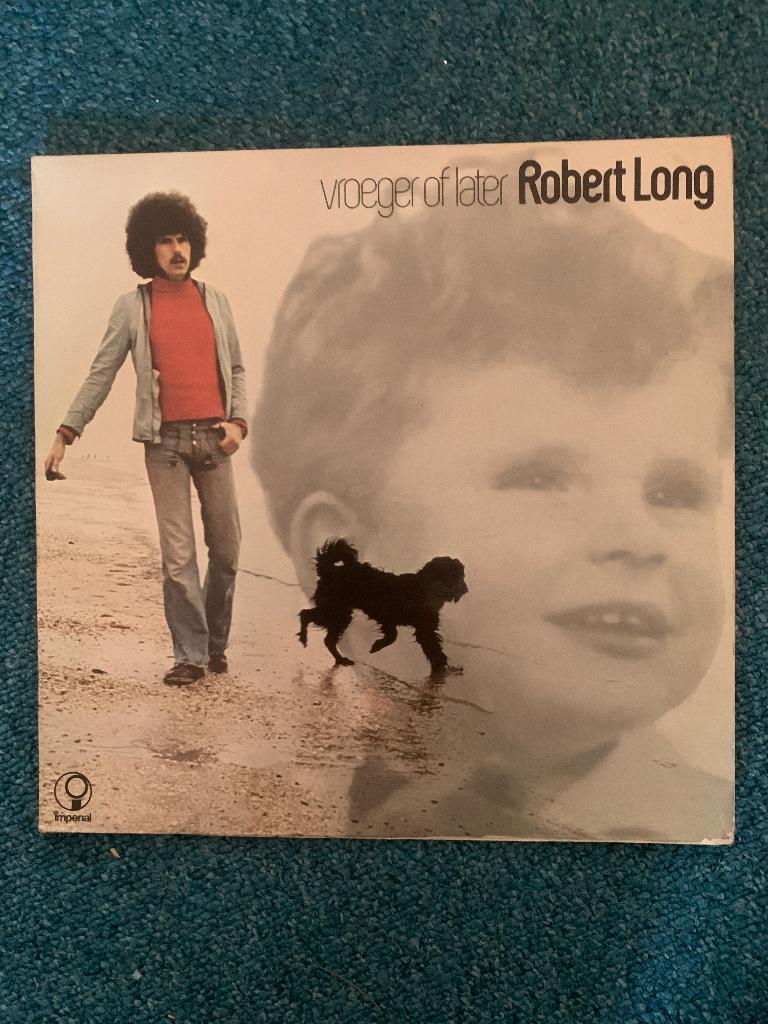 Robert Long - Vroeger of Later LP, Ophalen of Verzenden, Gebruikt, 12 inch, Levenslied of Smartlap
