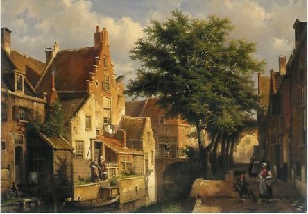 IJsselstein - Zonnig stadsgrachtje, Ophalen of Verzenden, 1980 tot heden, Ongelopen, Utrecht