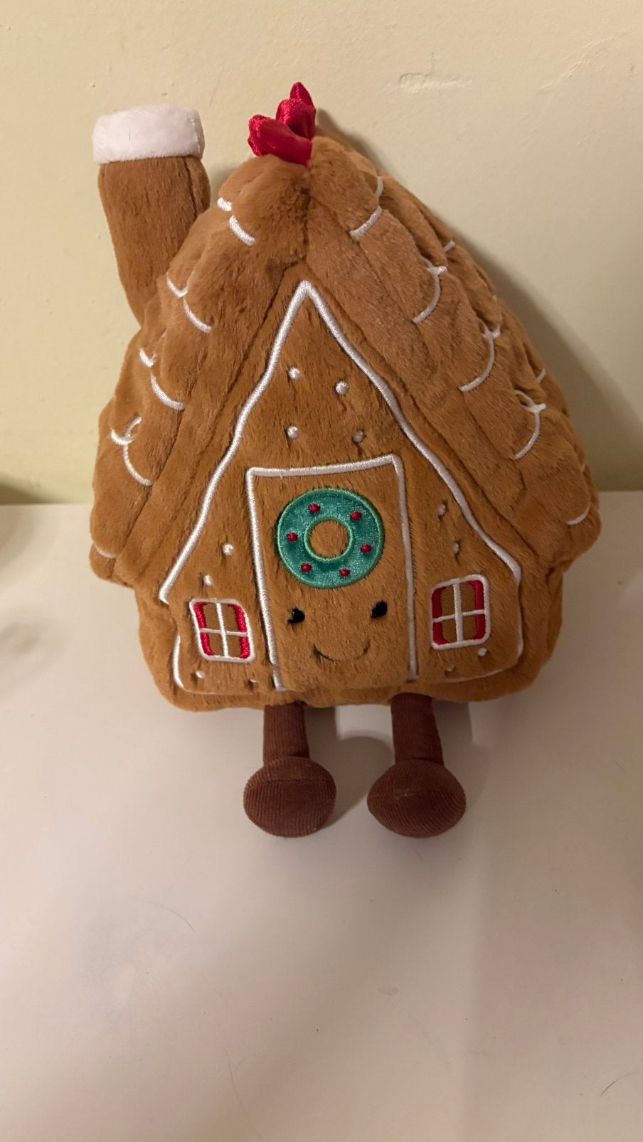 Jellycat gingerbread house retired, Kinderen en Baby's, Speelgoed | Knuffels en Pluche, Handgemaakt, Jellycat, Overige karakters