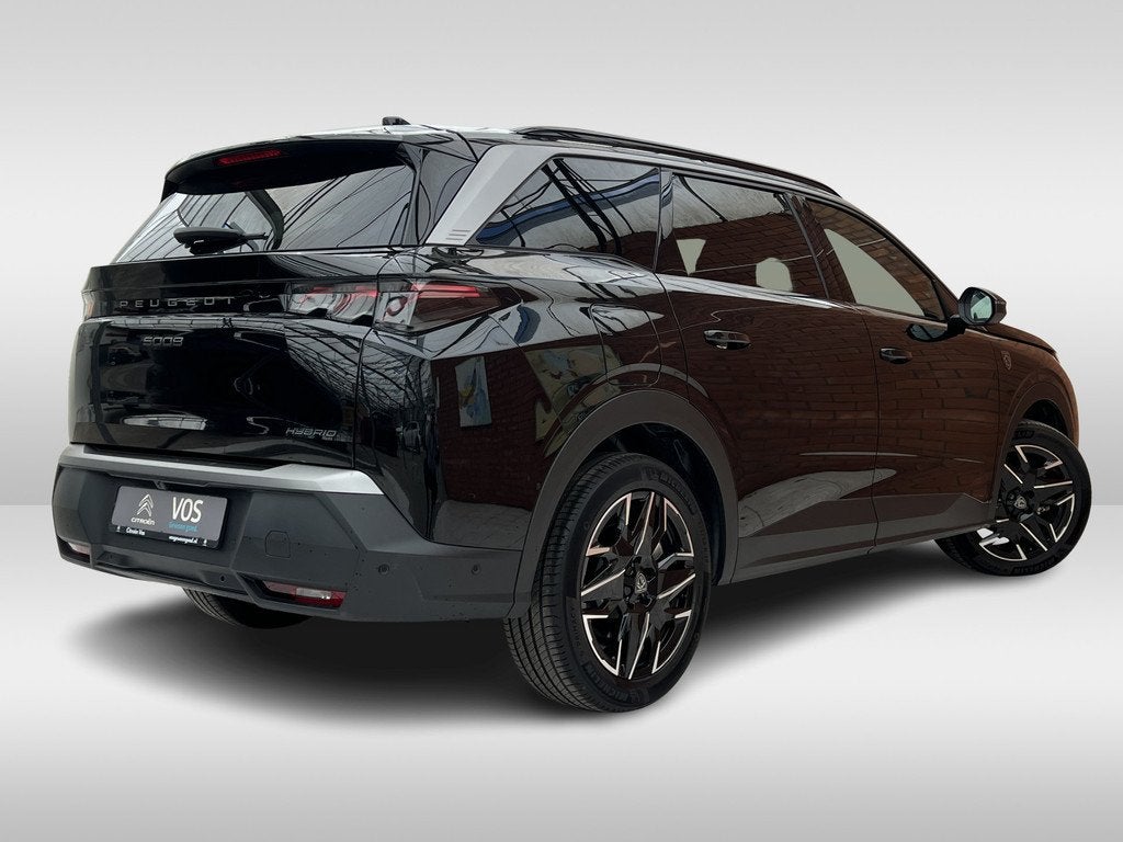 Peugeot 5008 Hybrid 145pk DCS-6 Automaat GT | Navigatie | Ai, Auto's, Peugeot, Gebruikt, Zwart, 1199 cc, 7 stoelen