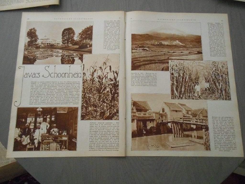 Indië. Java's schoonheid. 1928, Ophalen of Verzenden, 1920 tot 1940, Knipsel(s)