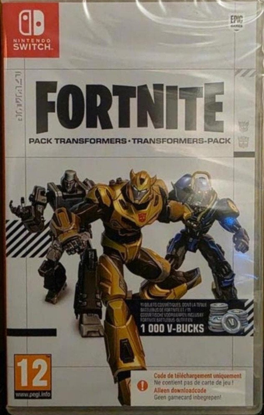 Fortnite Transformers Pack - Nintendo Switch (Nieuw), Spelcomputers en Games, Games | Nintendo Switch, Nieuw, Shooter, 3 spelers of meer