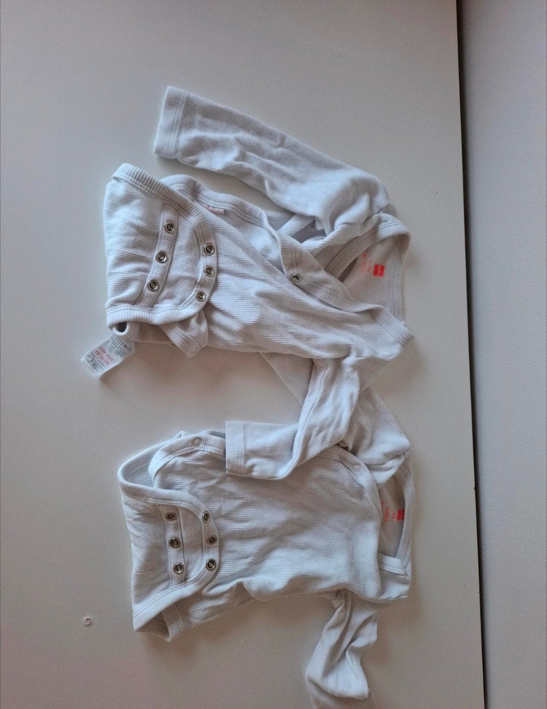 2 Hema meegroei overslag rompers, Nacht- of Onderkleding, Jongetje of Meisje, Ophalen of Verzenden, Zo goed als nieuw