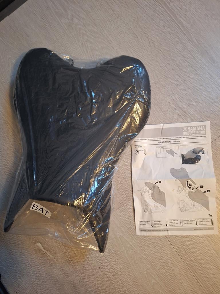 Yamaha mt07 laag zadel 2021-2024, Ophalen of Verzenden, Nieuw