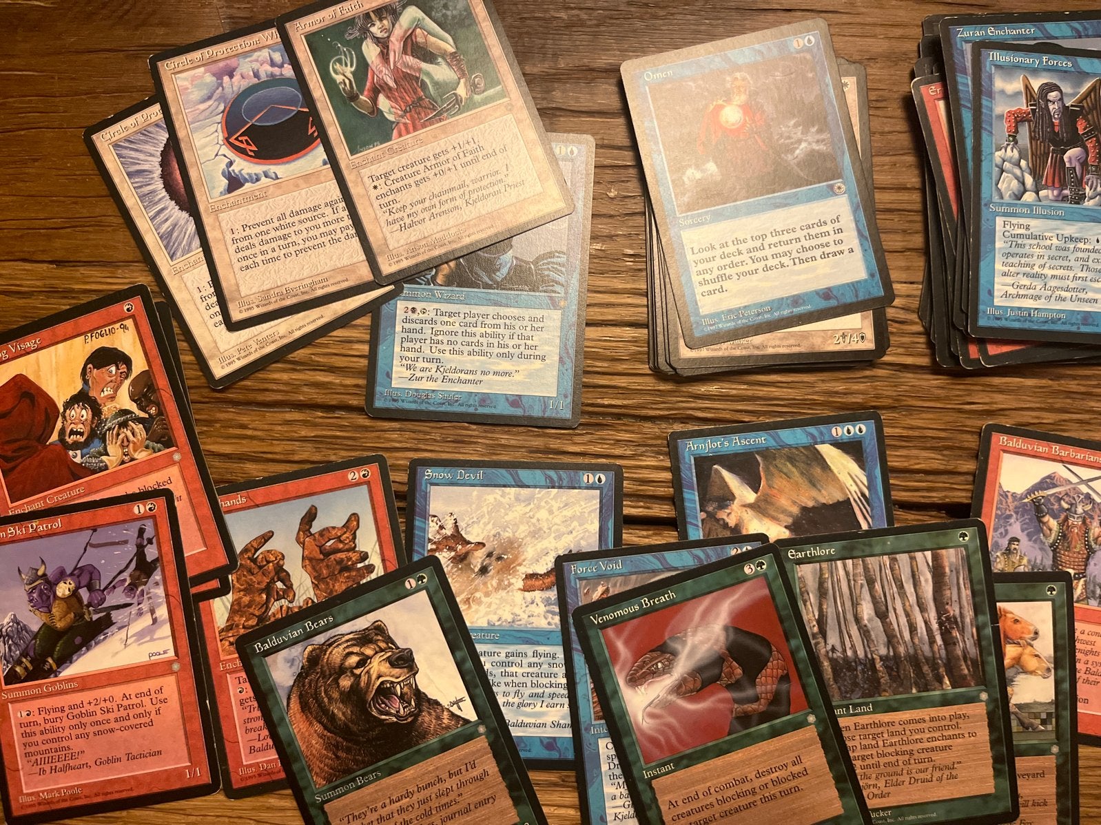 Oude magic kaarten, Hobby en Vrije tijd, Verzamelkaartspellen | Magic the Gathering, Ophalen of Verzenden, Gebruikt, Meerdere kaarten