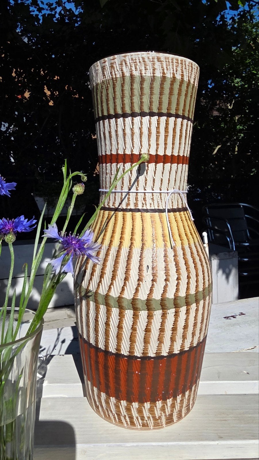 Vintage West Germany vaas van Dümler&Breiden, H 30cm, Ophalen of Verzenden