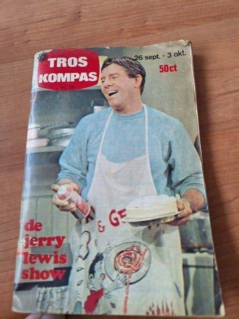 Tros Kompas 1970 Jerry Lewis Sjaak Swart Ajax Nelly Frijda, Boeken, Ophalen of Verzenden, Gelezen, Muziek, Film of Tv