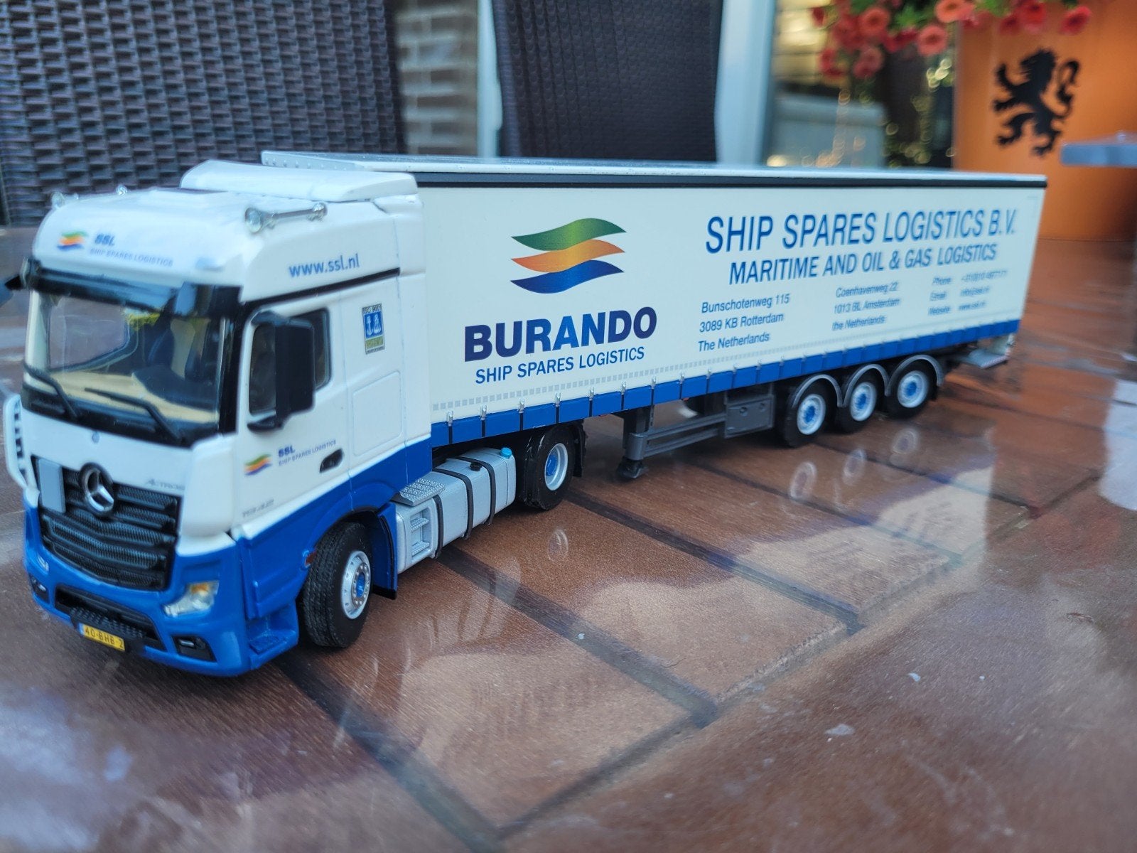 Wsi Mercedes-Benz Actros Big Space Ssl Burando, Ophalen of Verzenden, Nieuw, Bus of Vrachtwagen, Wsi