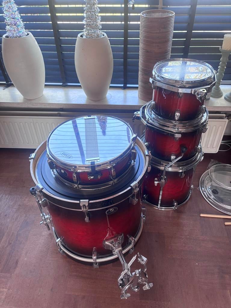 Tama Silverstar shell set Drumstel - All Birch Shell, Muziek en Instrumenten, Drumstellen en Slagwerk, Gebruikt, Tama, Ophalen of Verzenden