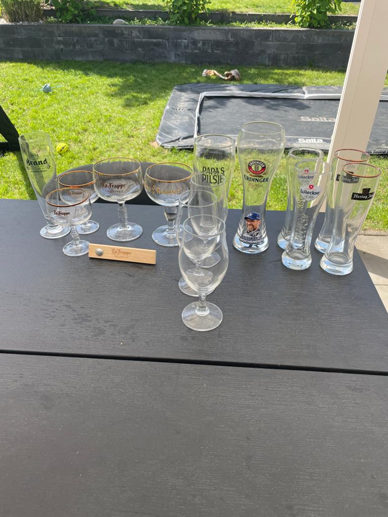 Bierglazen collectie - diverse merken, Ophalen