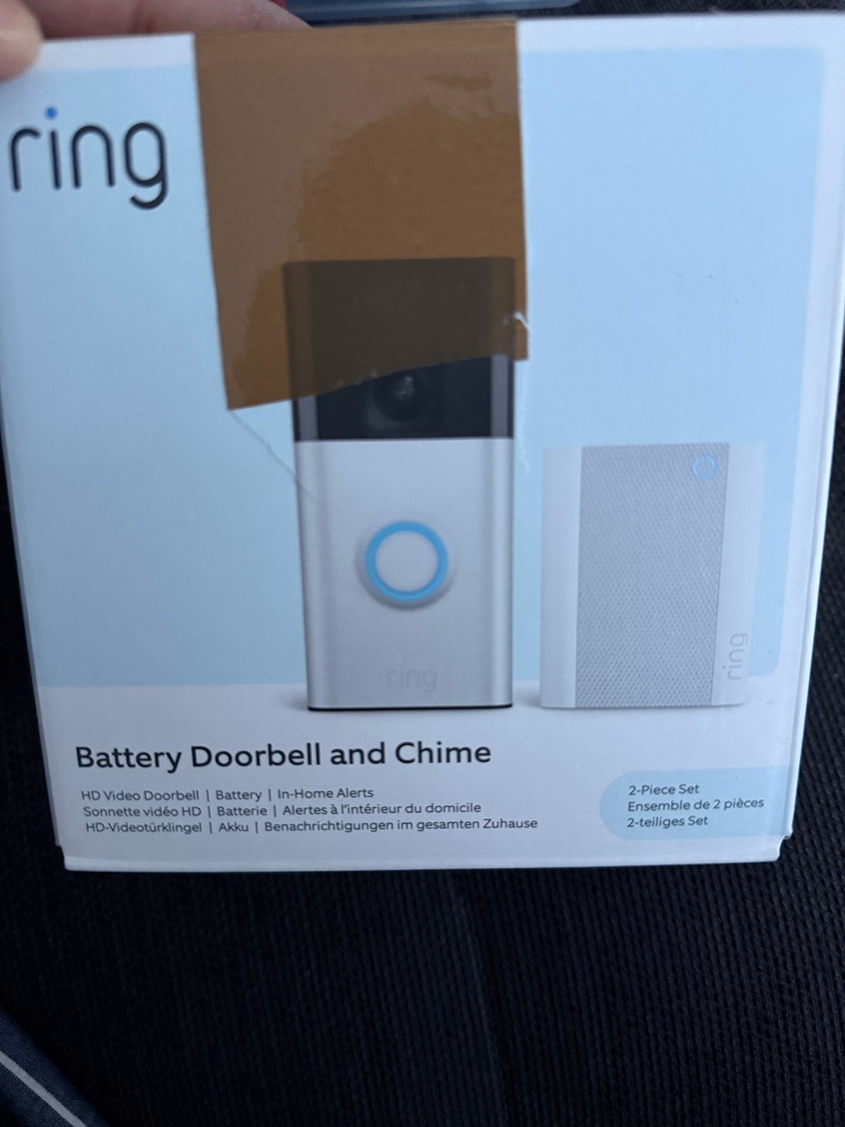 Ring Batterij Deurbel + Chime, Ophalen, Bewegingsdetectiesensor, Zo goed als nieuw, Draadloos