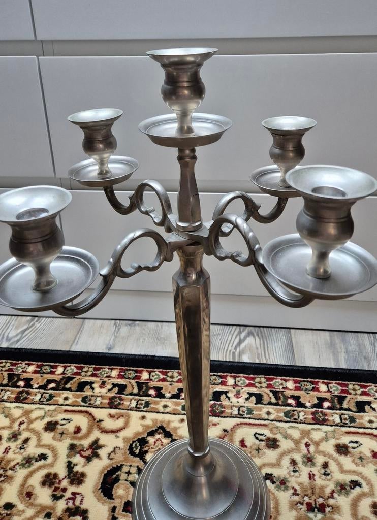 Lumiere 5-arms metalen kandelaar - 55 cm hoog, Ophalen