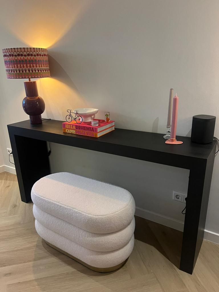 Sidetable, Huis en Inrichting, Tafels | Sidetables, Ophalen, 100 tot 150 cm, Zo goed als nieuw, Eikenhout