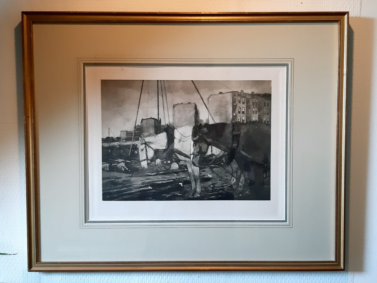 George Hendrik Breitner Antieke Heliogravure Amsterdam, Ophalen of Verzenden, Rechthoekig, Minder dan 50 cm, Minder dan 100 cm