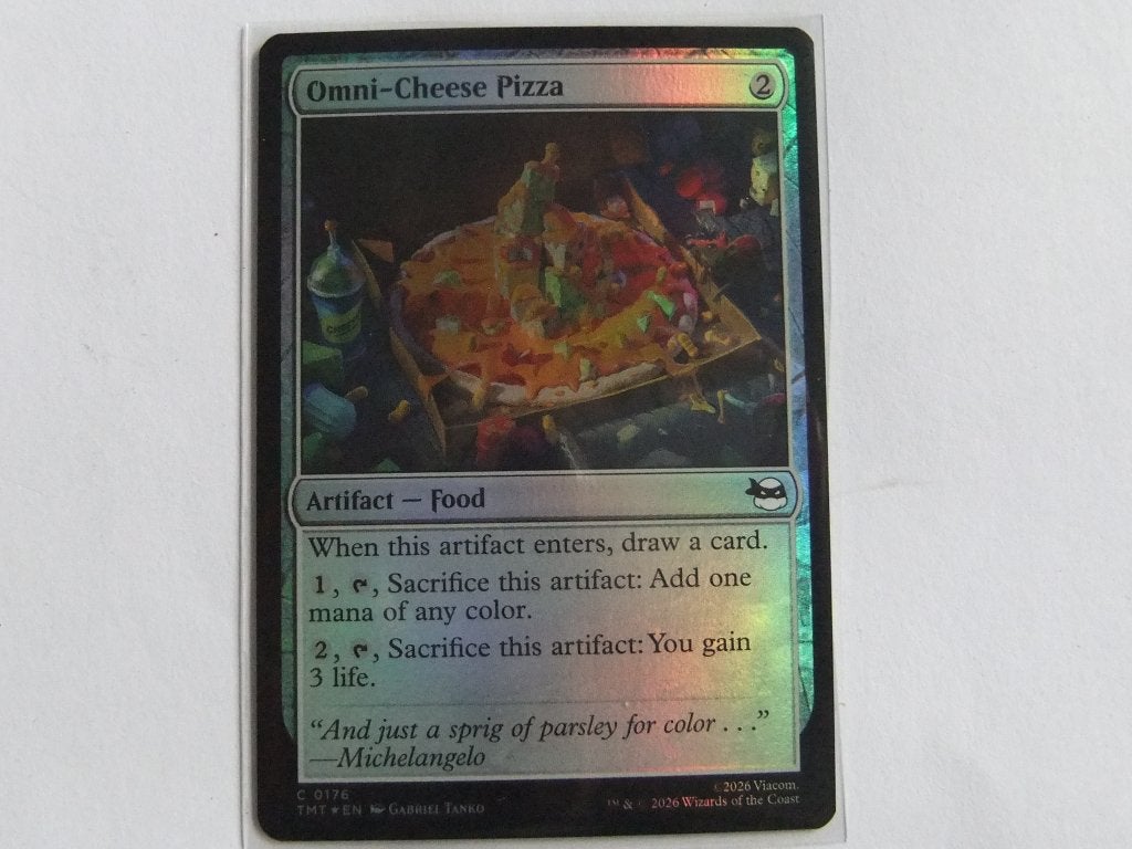 MTG: TMT - Omni Cheese Pizza foil  (#176, C,  Mint), Verzenden, Nieuw, Foil