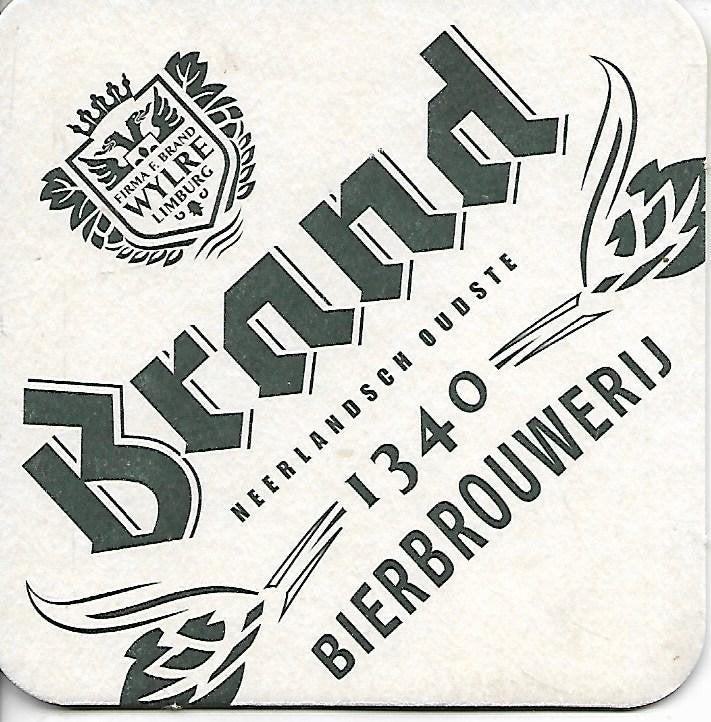 Viltje Brand bier - Nederlands oudste Bierbrouwerij, Ophalen of Verzenden, Zo goed als nieuw, Viltje(s), Brand
