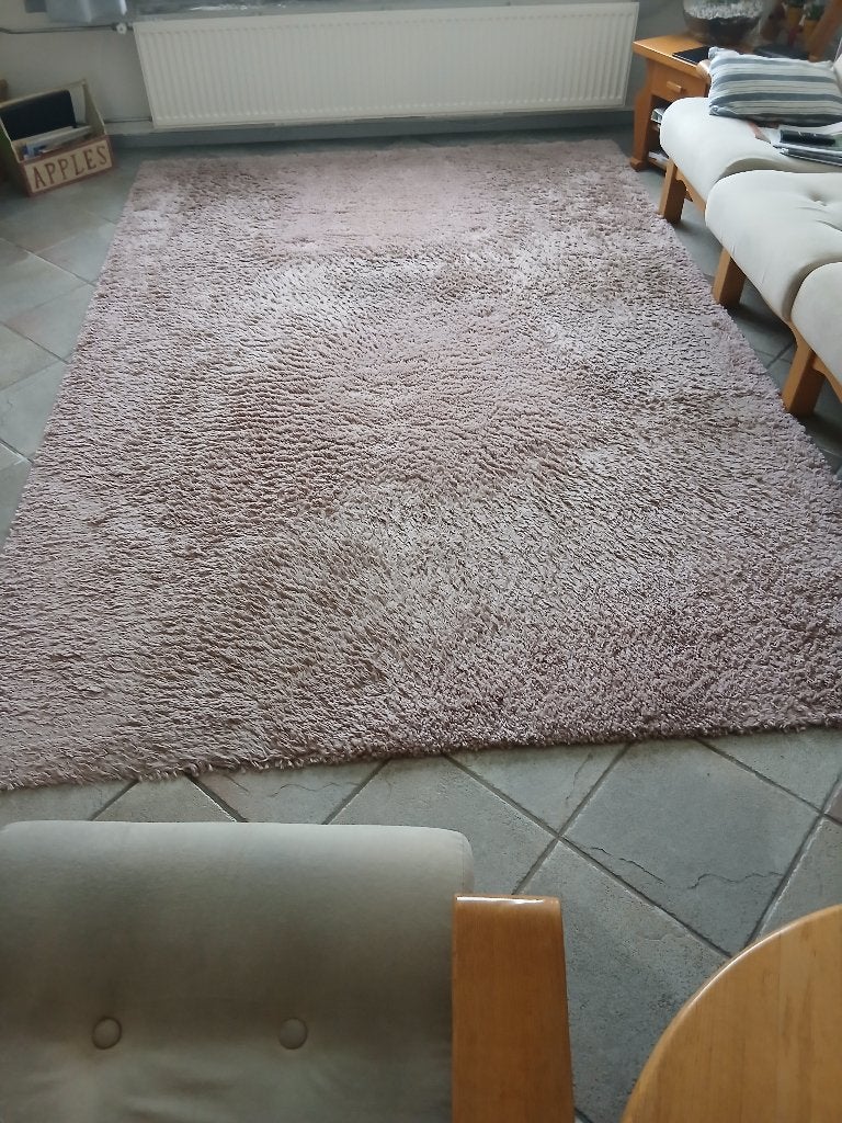 vloerkleed licht roze 200x290 cm, Ophalen, Gebruikt, 200 cm of meer, 200 cm of meer