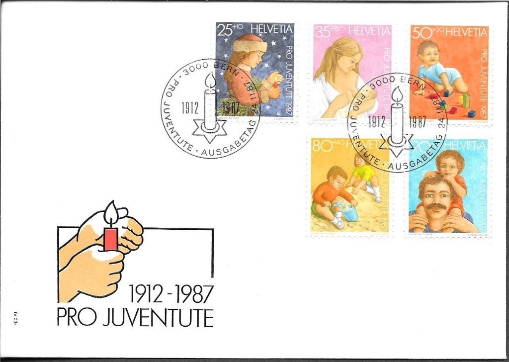 Zwitserland 8 FDC  frankeerwaarde Zw Fr 30,60, Verzenden, Envelop