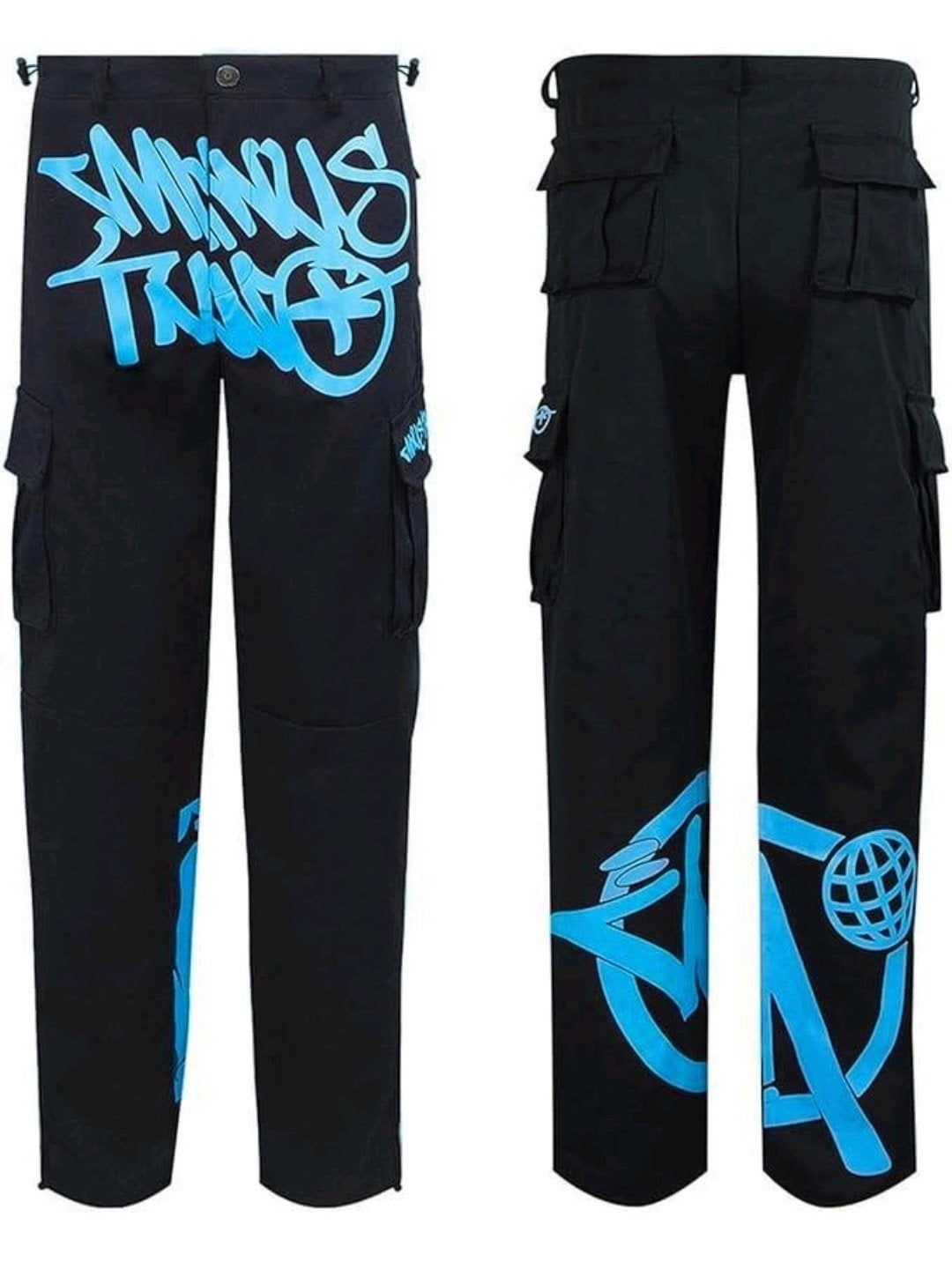 Nieuwe Minus Two Cargo hiphopbroek maat L. Ook met rood., Ophalen of Verzenden, Nieuw, Maat 52/54 (L), Zwart