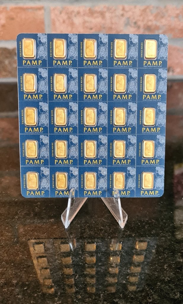 Pamp Suisse 1 gram .999 goud, Ophalen of Verzenden, Goud