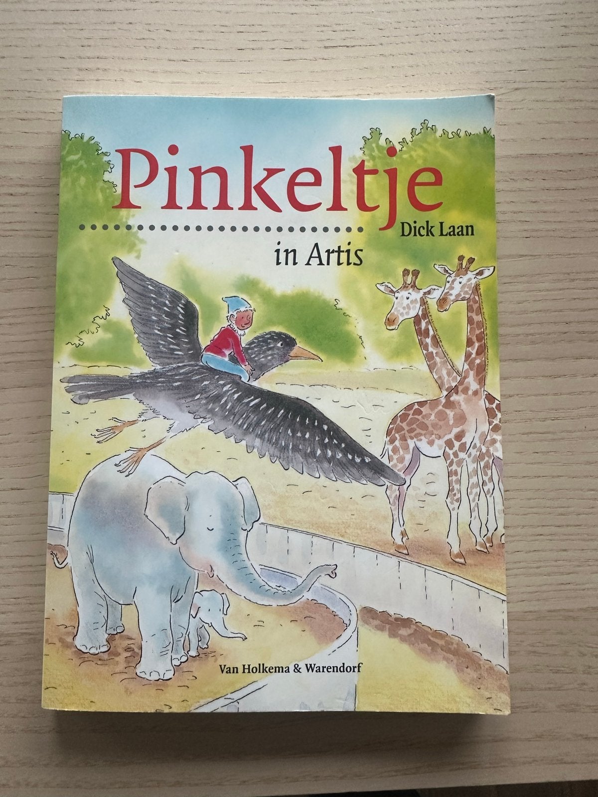 Pinkeltje in Artis - Dick Laan (Boek in goede staat), Ophalen of Verzenden, Gelezen, Fictie algemeen